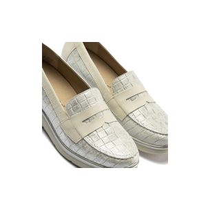 Pitillos - 11020 - PLATA - 11020 - PLATA - Mocasín plano con antifaz en piel napa fantasía y piel napa Plata - 1 2