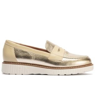 Pitillos - 11082 - ORO - 11082 - ORO - Zapato mocasín con antifaz en piel napa bombeada Oro - 1