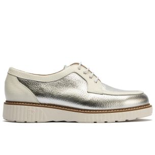 Pitillos - 11083 - PLATA - 11083 - PLATA - Zapato blucher con cordones y reflejos brillantes Plata - 1