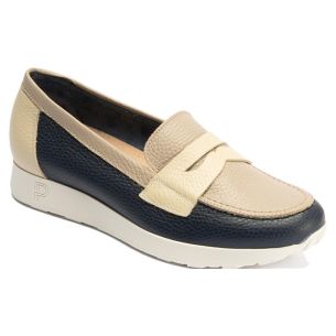 Pitillos - 11100 - MARINO - 11100 - MARINO - Mocasín estilo deportivo con antifaz en piel Marino - 1