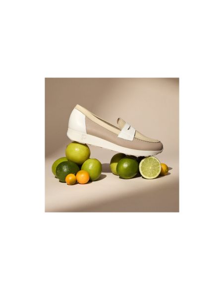 Pitillos - 11100 - PIEDRA - 11100 - PIEDRA - Mocasín estilo deportivo con antifaz en piel Piedra - 1