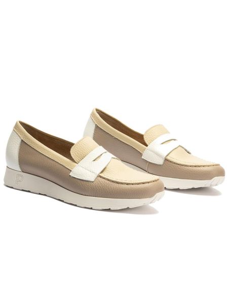 Pitillos - 11100 - PIEDRA - 11100 - PIEDRA - Mocasín estilo deportivo con antifaz en piel Piedra - 4