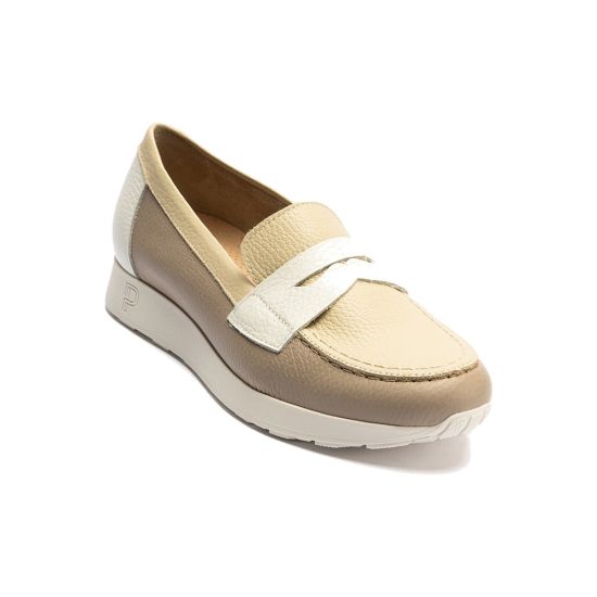 Pitillos - 11100 - PIEDRA - 11100 - PIEDRA - Mocasín estilo deportivo con antifaz en piel Piedra - 6