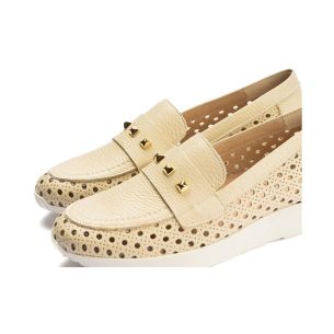 Pitillos - 11103 - CREMA - 11103 - CREMA - Mocasín plano con adornos 2