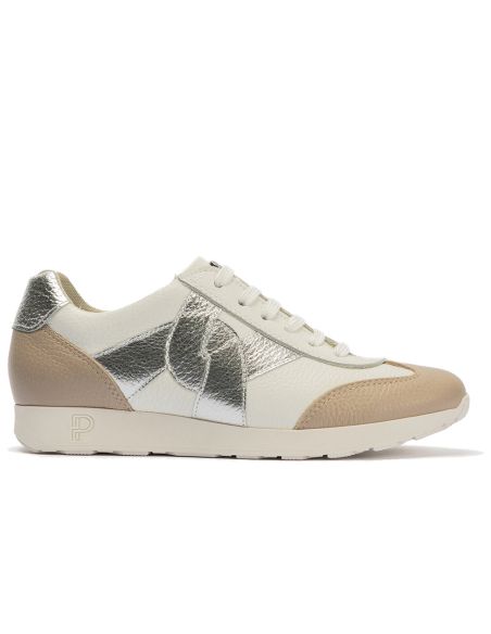 Pitillos - 11104 - BLANCO - 11104 - BLANCO - Deportivo plano en piel napa combinada Blanco - 1
