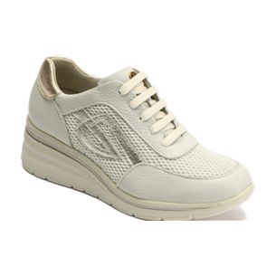 Pitillos - 11113 - BLANCO - 11113 - BLANCO - Deportivo con cuña en piel napa y tejido Blanco - 1