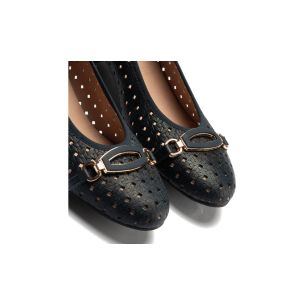 Pitillos - 11123 - MARINO - 11123 - MARINO - Zapato salón con adorno y tacón bajo 2