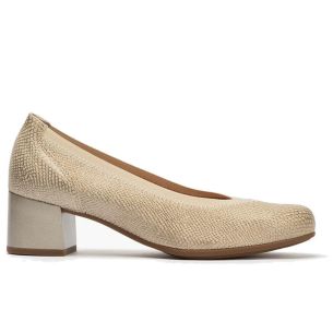 Pitillos - 11130 - ORO - 11130 - ORO - Zapato salón con ribete elástico y tacón medio