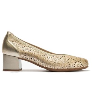 Pitillos - 11132 - ORO - 11132 - ORO - Zapato salón con tacón medio