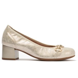 Pitillos - 11133 - ORO - 11133 - ORO - Zapato salón con tacón medio y adorno 2