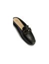 Pitillos - 11141 - NEGRO - 11141 - NEGRO - Mocasín plano destalonado en piel napa bombeada
