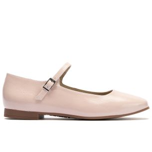 Pitillos - 11142 - NUDE - 11142 - NUDE - Bailarina plana en piel charol Nude - 1
