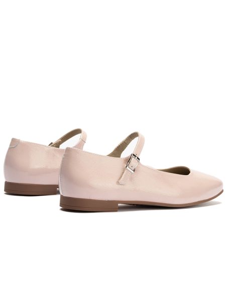 Pitillos - 11142 - NUDE - 11142 - NUDE - Bailarina plana en piel charol Nude - 5