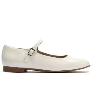 Pitillos - 11142 - GLACIAL - 11142 - GLACIAL - Bailarina plana en piel charol Glacial - 1
