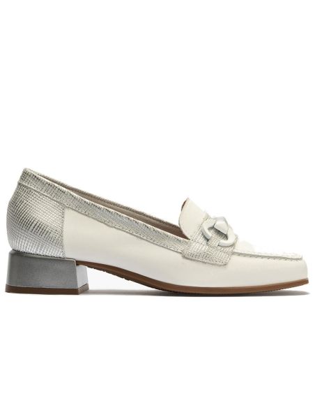 Pitillos - 11150 - BLANCO - 11150 - BLANCO - Mocasín con tacón bajo y adorno