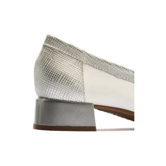 Pitillos - 11150 - BLANCO - 11150 - BLANCO - Mocasín con tacón bajo y adorno