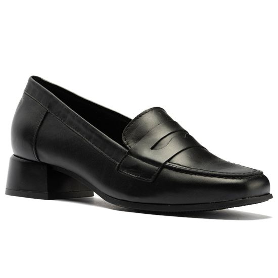 Pitillos - 11152 - NEGRO - 11152 - NEGRO - Mocasín con tacón bajo y antifaz
