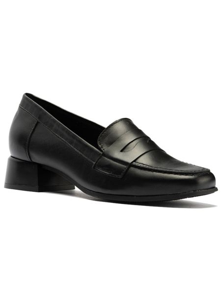 Pitillos - 11152 - NEGRO - 11152 - NEGRO - Mocasín con tacón bajo y antifaz