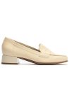 Pitillos - 11152 - CREMA - 11152 - CREMA - Mocasín con tacón bajo y antifaz