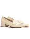 Pitillos - 11152 - CREMA - 11152 - CREMA - Mocasín con tacón bajo y antifaz