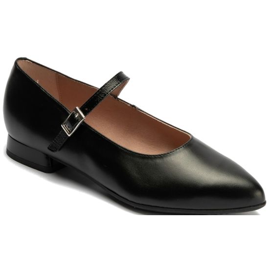 Pitillos - 11171 - NEGRO - 11171 - NEGRO - Bailarina mercedes con tacón bajo y punta fina Negro - 1