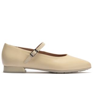 Pitillos - 11171 - CREMA - 11171 - CREMA - Bailarina mercedes con tacón bajo y punta fina Crema - 1