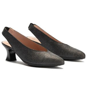 Pitillos - 11180 - NEGRO - 11180 - NEGRO - Zapato salón destalonado con tacón medio 2