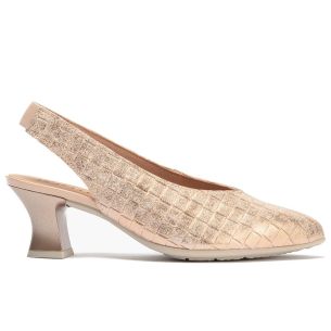 Pitillos - 11182 - NUDE - 11182 - NUDE - Zapato salón destalonado con tacón medio