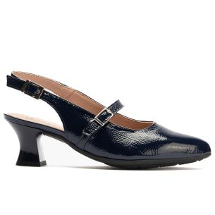 Pitillos - 11184 - MARINO - 11184 - MARINO - Zapato salón destalonado con tacón medio