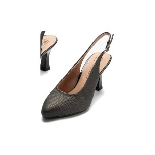 Pitillos - 11194 - NEGRO - 11194 - NEGRO - Zapato destalonado con tacón alto y punta fina Negro - 1 2
