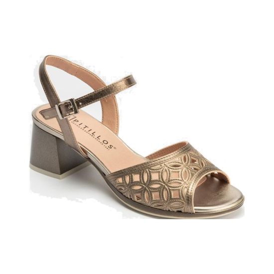 Pitillos - 11216 - BRONCE - 11216 - BRONCE - Sandalia con detalles metalizados