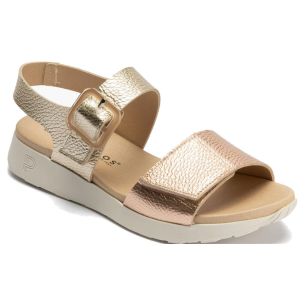 Pitillos - 11233 - NUDE/ORO - 11233 - NUDE/ORO - Sandalia deportiva con velcro Nude-Oro - 1