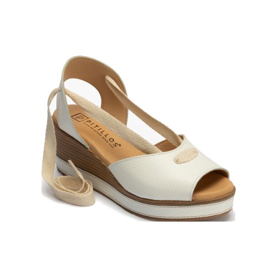 Pitillos - 11282 - BLANCO - 11282 - BLANCO - Sandalia con cuña alta
