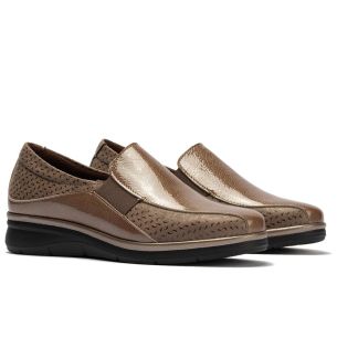 Pitillos - 11500 - TOPO - 11500 - TOPO - Gucci Elásticos combinado Charol con Lycra Topo - 1 2