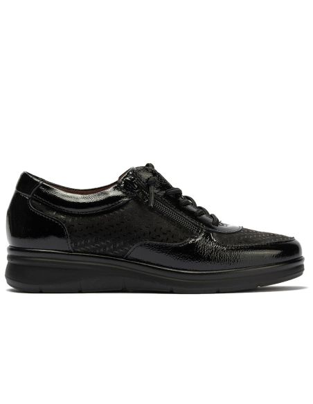 Pitillos - 11501 - NEGRO - 11501 - NEGRO - Deportivo con Cremallera combinado Charol con Lycra Negro - 1