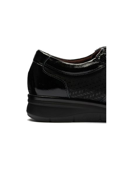Pitillos - 11501 - NEGRO - 11501 - NEGRO - Deportivo con Cremallera combinado Charol con Lycra Negro - 5