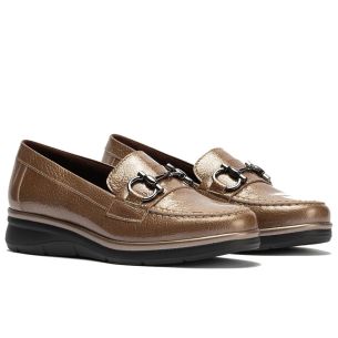 Pitillos - 11502 - TOPO - 11502 - TOPO - Mocasín en Charol con Adorno Topo - 1 2