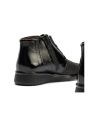 Pitillos - 11514 - NEGRO - 11514 - NEGRO - Botín con velcros y cremallera combinado lycra con charol Negro - 4