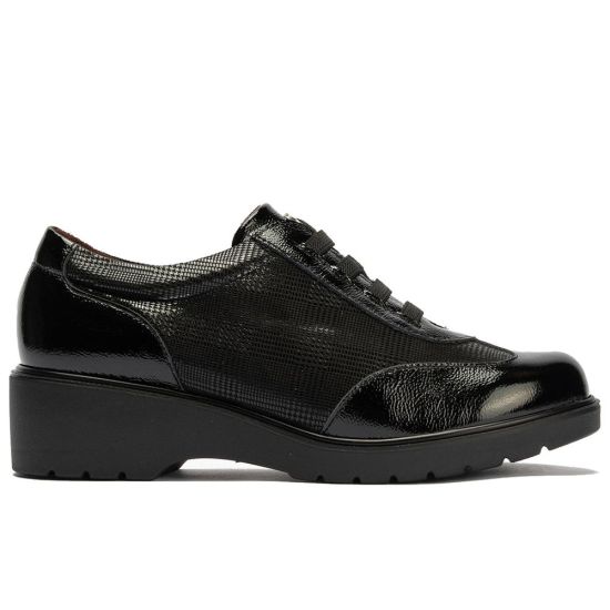 Pitillos - 11522 - NEGRO - 11522 - NEGRO - Deportivo con eláticos combinado charol con lycra Negro - 1