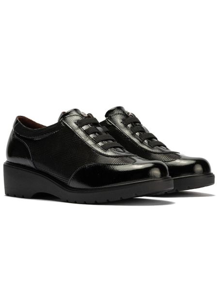 Pitillos - 11522 - NEGRO - 11522 - NEGRO - Deportivo con eláticos combinado charol con lycra Negro - 2