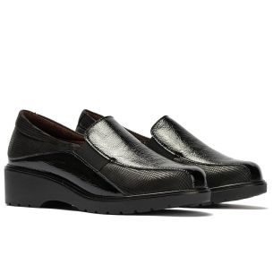 Pitillos - 11523 - NEGRO - 11523 - NEGRO - Gucci con elásticos combinado charol con lycra Negro - 1 2