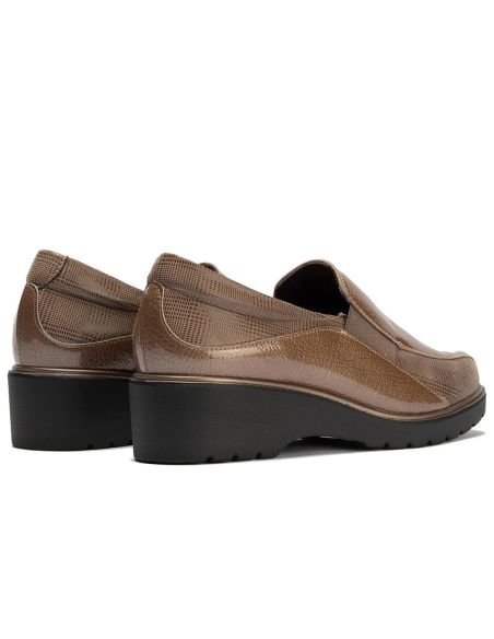 Pitillos - 11523 - TOPO - 11523 - TOPO - Gucci con elásticos combinado charol con lycra Topo - 3