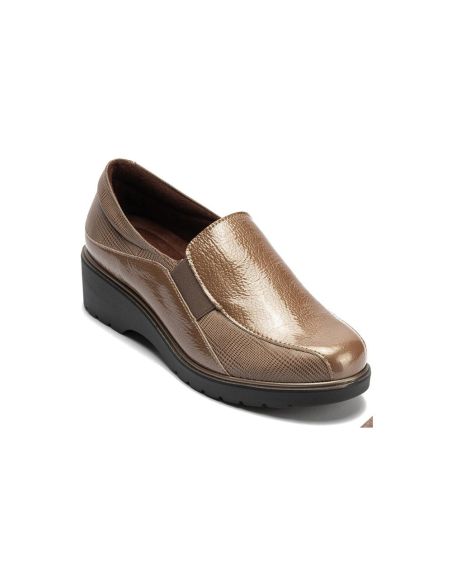 Pitillos - 11523 - TOPO - 11523 - TOPO - Gucci con elásticos combinado charol con lycra Topo - 5