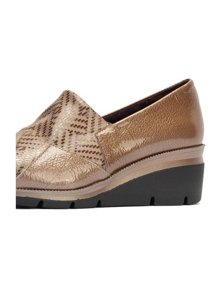 Pitillos - 11531 - TOPO - 11531 - TOPO - Abotinado combinado charol con lycra Topo - 5