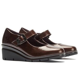 Pitillos - 11534 - MARRON - 11534 - MARRON - Mercedes con Velcro charol Marrón - 1 2