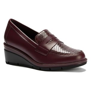 Pitillos - 11535 - BURDEOS - 11535 - BURDEOS - Mocasín combinado napa con serpiente charol Burdeos - 1