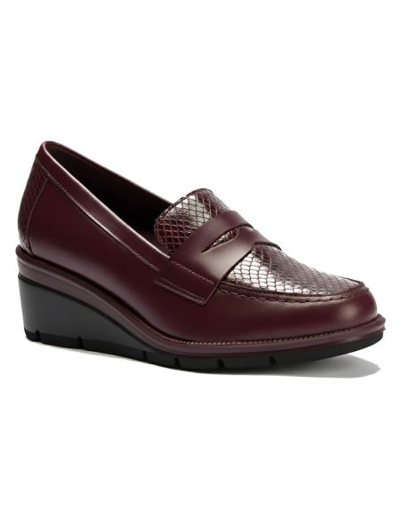 Pitillos - 11535 - BURDEOS - 11535 - BURDEOS - Mocasín combinado napa con serpiente charol Burdeos - 1