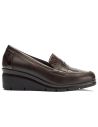 Pitillos - 11535 - MARRON - 11535 - MARRON - Mocasín combinado napa con serpiente charol Marrón - 1