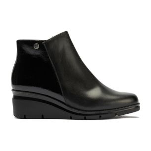Pitillos - 11536 - NEGRO - 11536 - NEGRO - Botín con cremallera combinado napa con charol Negro - 1
