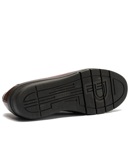 Pitillos - 11541 - CUERO - 11541 - CUERO - Mocasín adorno en charol Cuero - 5